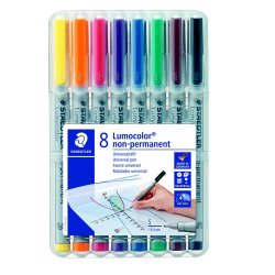 Lumocolor&reg; non-permanent pen 311 WP8, 8 farver